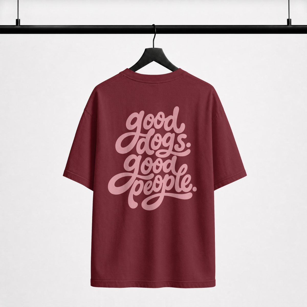 good dogs good people - women's oversized t-shirt