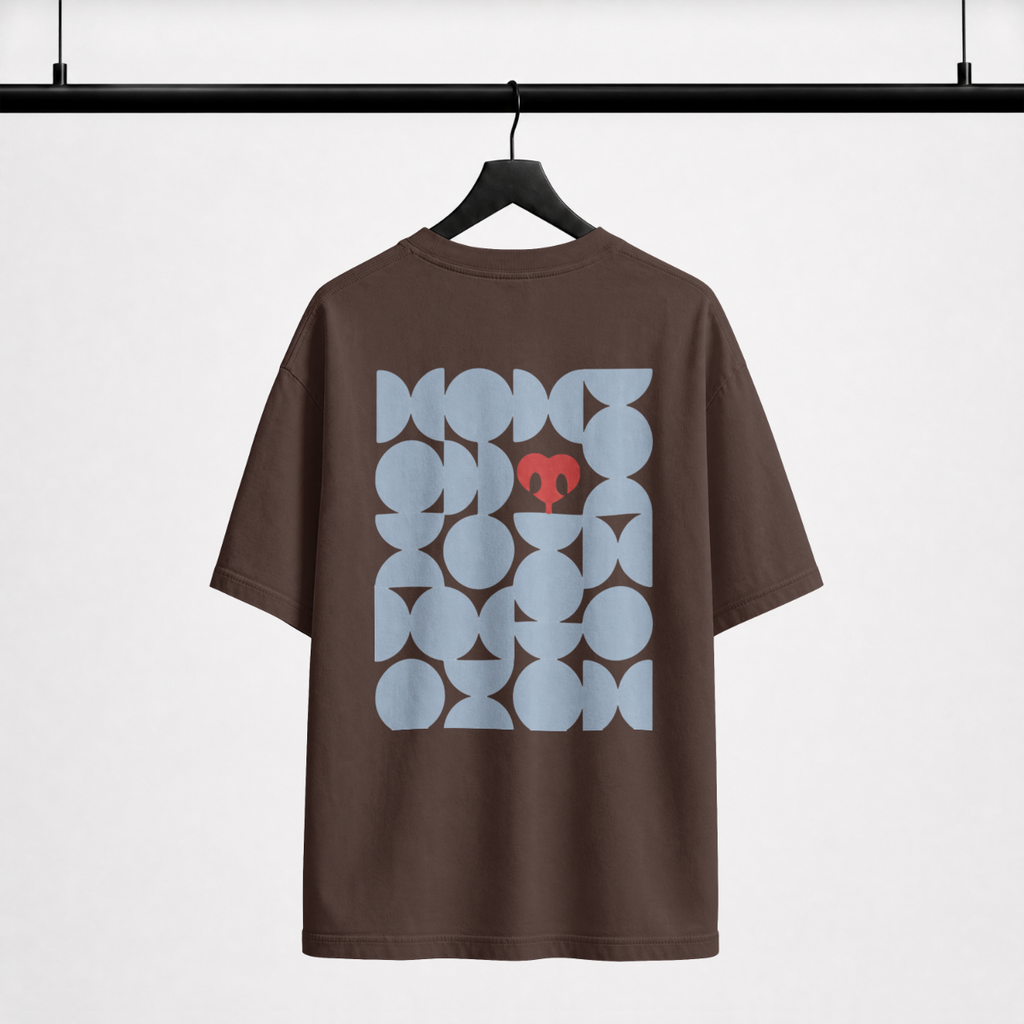 antisocial but friendly to dogs - men's oversized t-shirt
