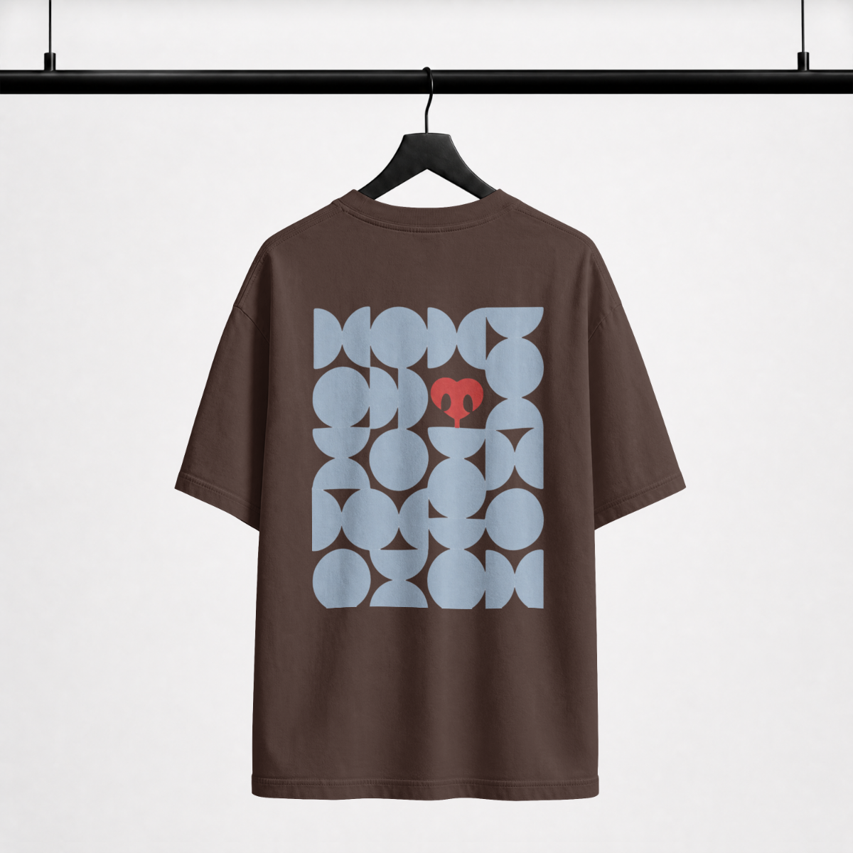 antisocial but friendly to dogs - men's oversized t-shirt