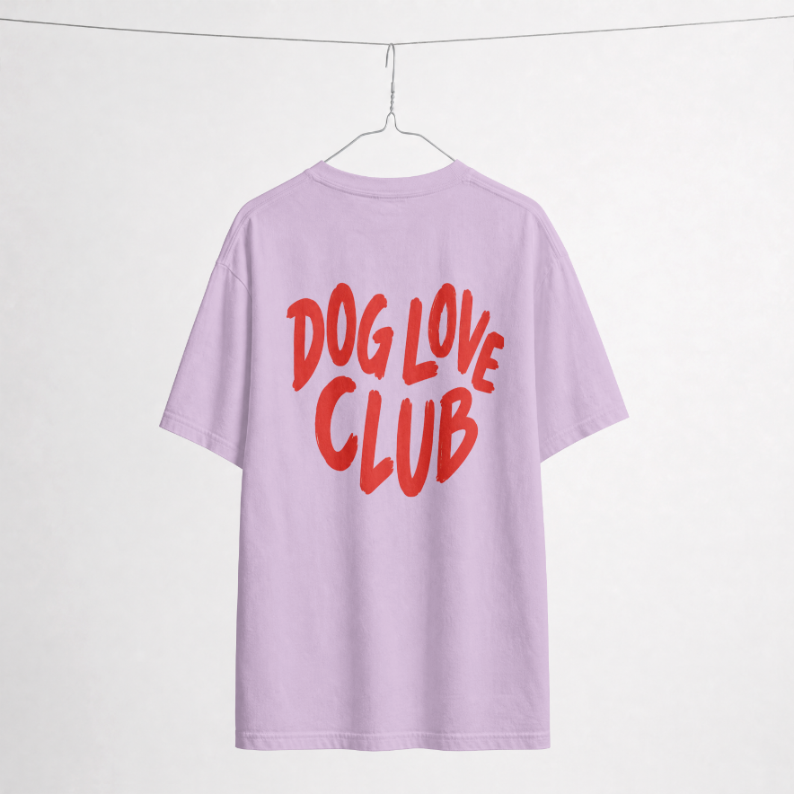 dog love club - women's oversized t-shirt