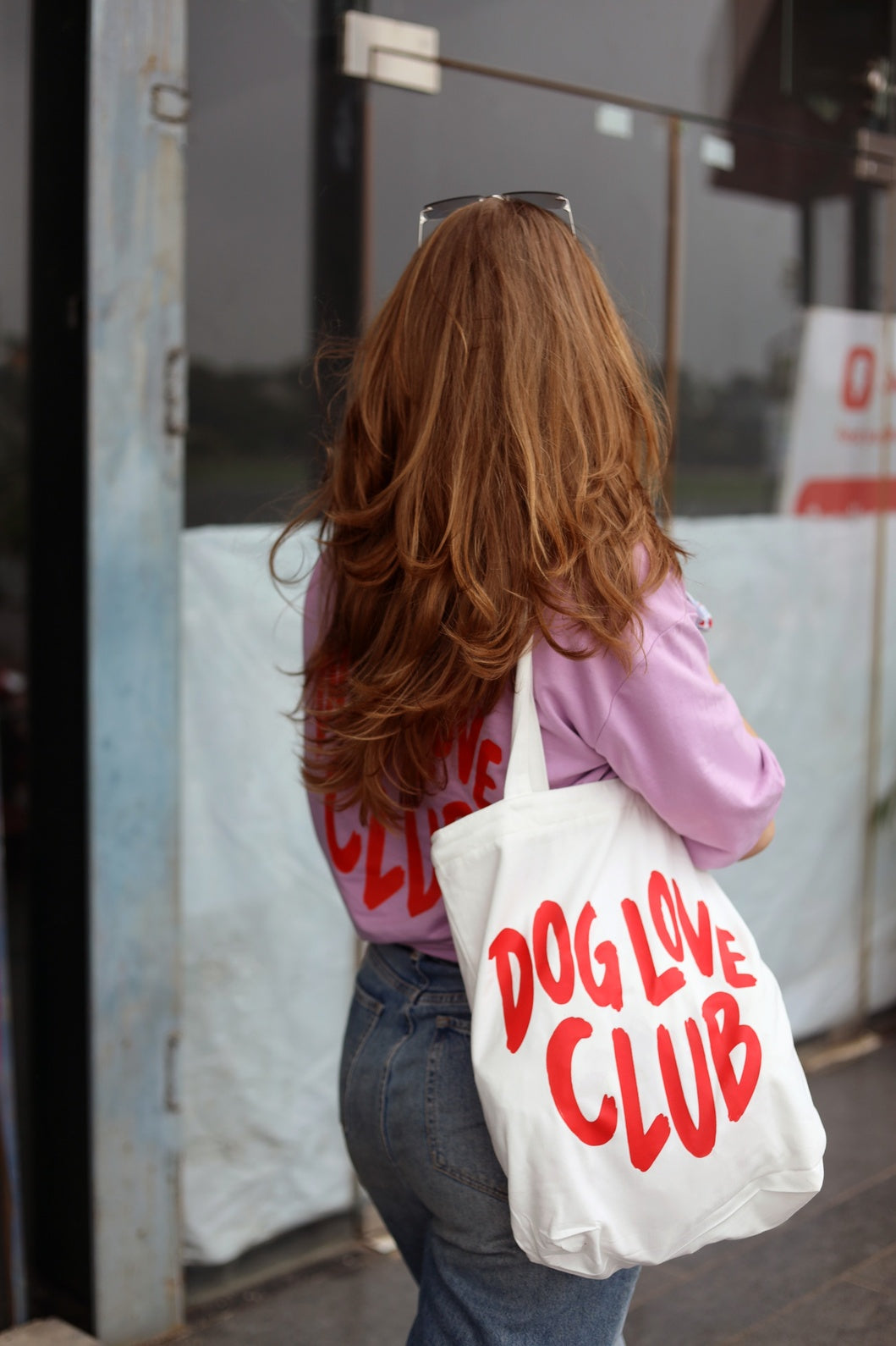 dog love club tote bag 