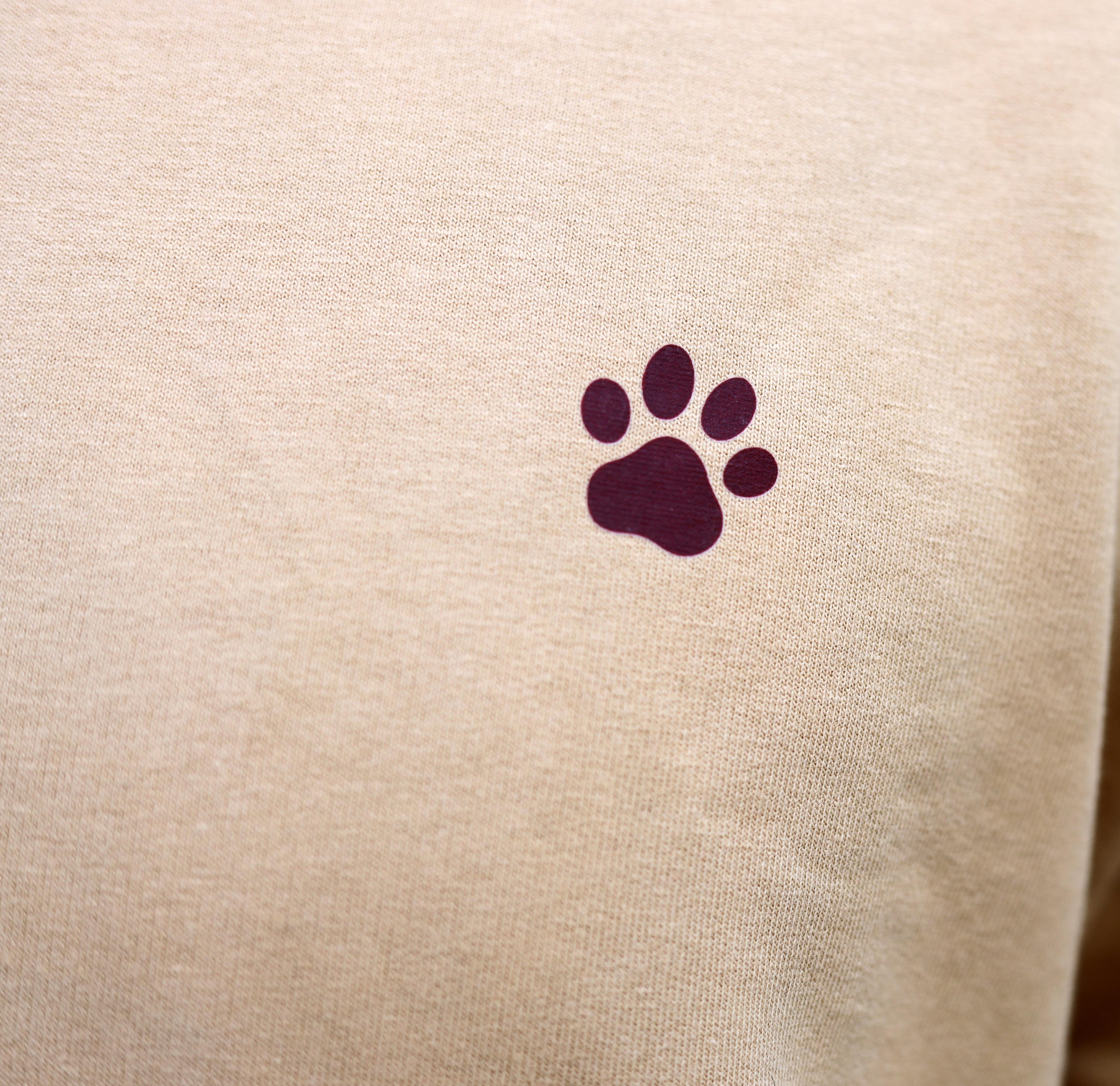 hot people rescue dogs oversized graphic tee closeup front view - Fetch Club India